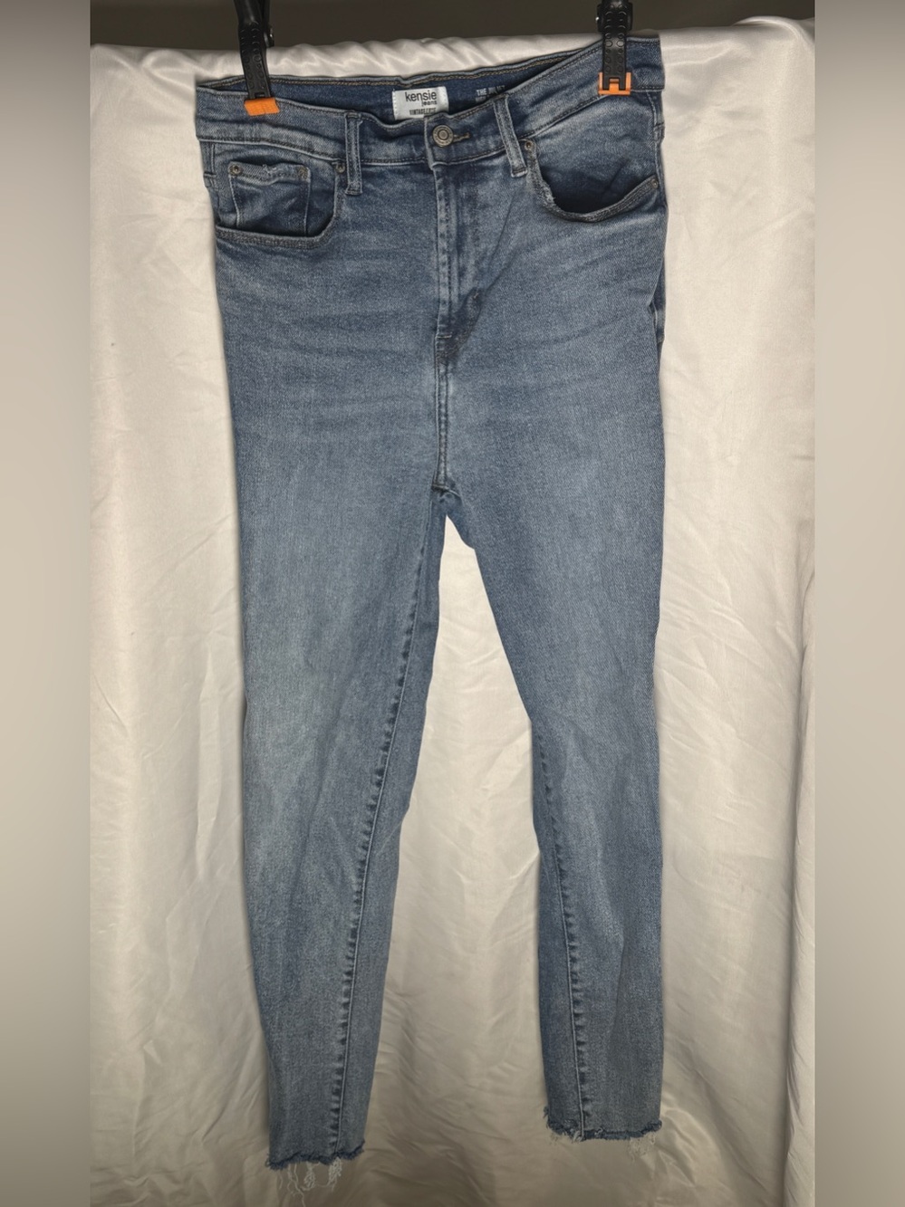 Kensie Jeans The Juliet High Rise Slim Raw Hem Jeans Women’s Size 8/29